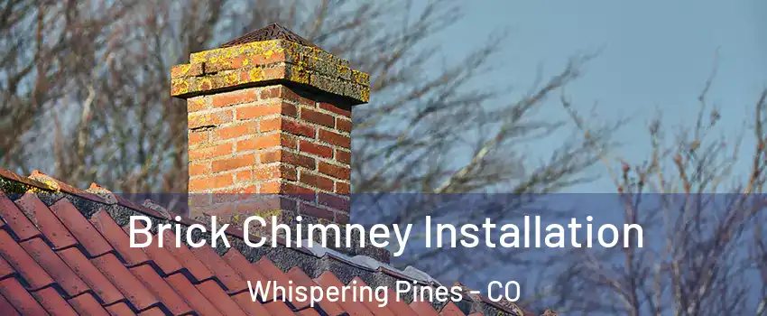 Brick Chimney Installation Whispering Pines - CO