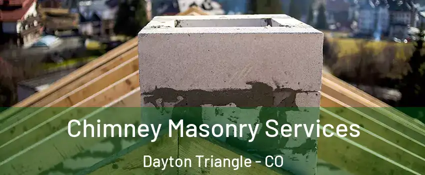 Chimney Masonry Services Dayton Triangle - CO