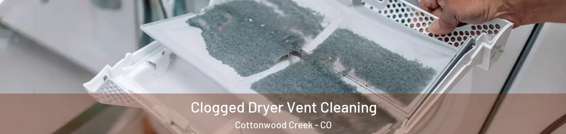 Clogged Dryer Vent Cleaning Cottonwood Creek - CO