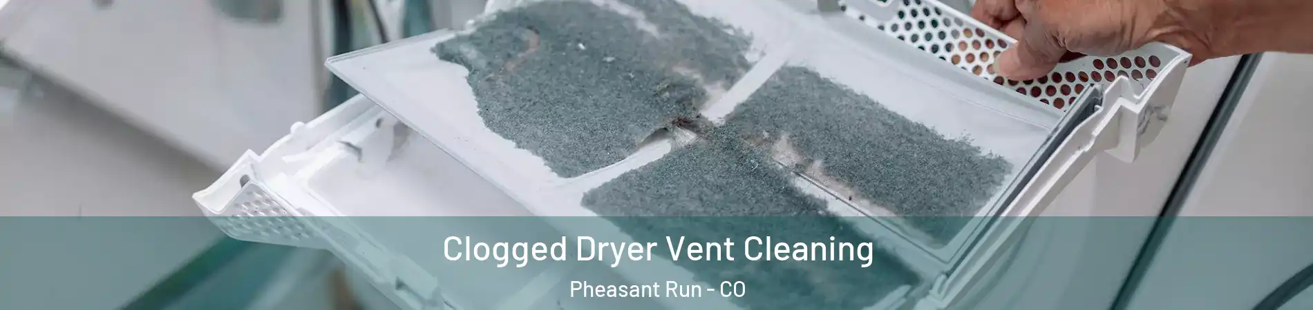 Clogged Dryer Vent Cleaning Pheasant Run - CO