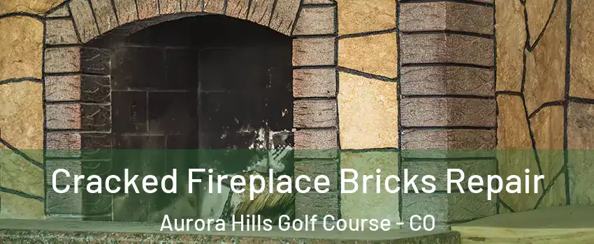 Cracked Fireplace Bricks Repair Aurora Hills Golf Course - CO