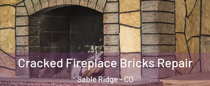 Cracked Fireplace Bricks Repair Sable Ridge - CO