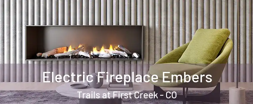 Electric Fireplace Embers Trails at First Creek - CO