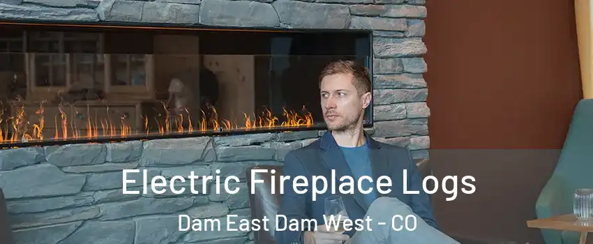 Electric Fireplace Logs Dam East Dam West - CO