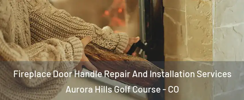 Fireplace Door Handle Repair And Installation Services Aurora Hills Golf Course - CO