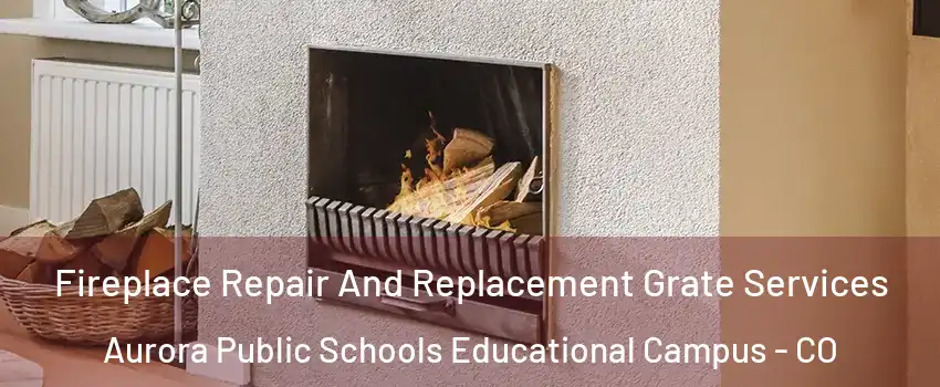 Fireplace Repair And Replacement Grate Services Aurora Public Schools Educational Campus - CO