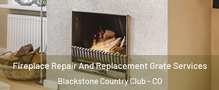 Fireplace Repair And Replacement Grate Services Blackstone Country Club - CO