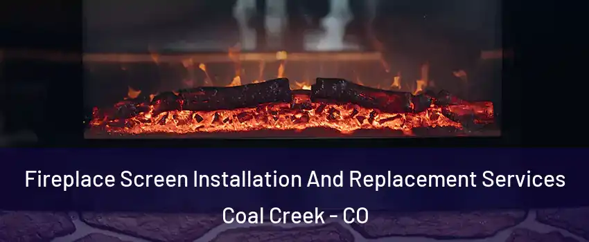 Fireplace Screen Installation And Replacement Services Coal Creek - CO