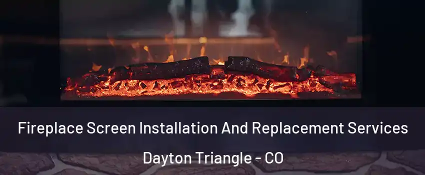 Fireplace Screen Installation And Replacement Services Dayton Triangle - CO