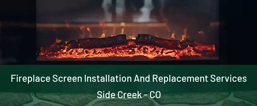 Fireplace Screen Installation And Replacement Services Side Creek - CO