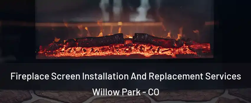 Fireplace Screen Installation And Replacement Services Willow Park - CO