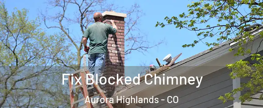 Fix Blocked Chimney Aurora Highlands - CO