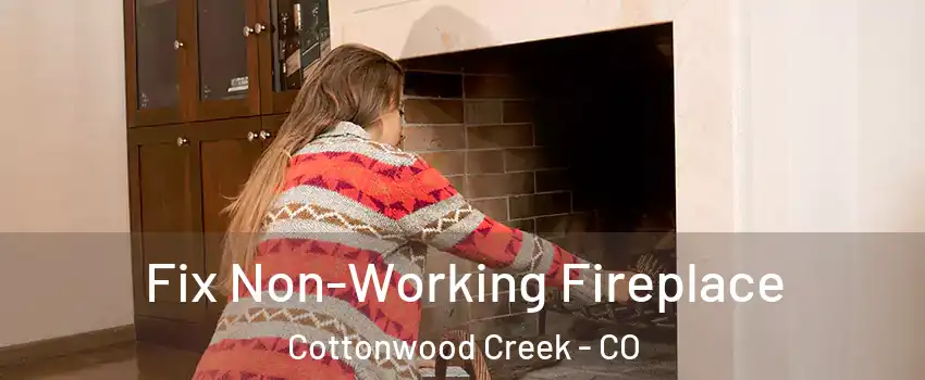 Fix Non-Working Fireplace Cottonwood Creek - CO