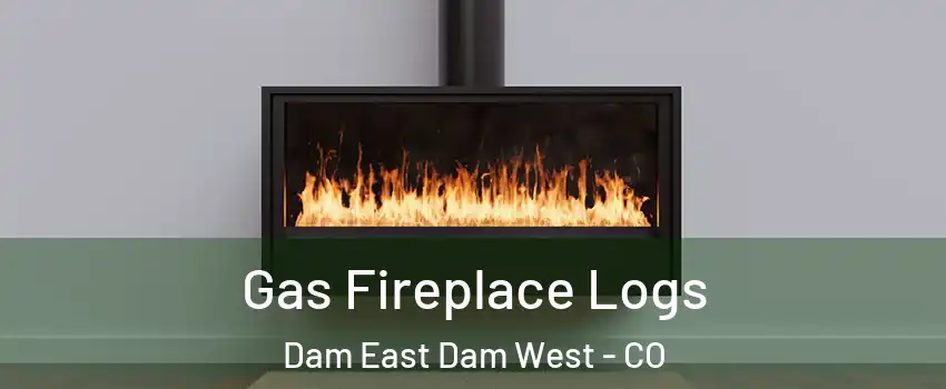 Gas Fireplace Logs Dam East Dam West - CO