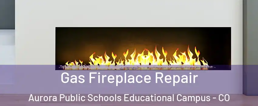 Gas Fireplace Repair Aurora Public Schools Educational Campus - CO