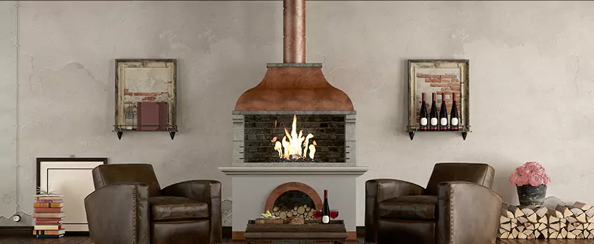 Thelin Hearth Products Providence Pellet Insert Fireplace Installation in Aurora Hills Golf Course, CO