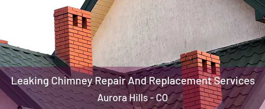 Leaking Chimney Repair And Replacement Services Aurora Hills - CO