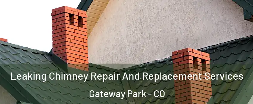 Leaking Chimney Repair And Replacement Services Gateway Park - CO