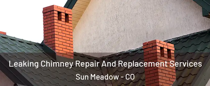 Leaking Chimney Repair And Replacement Services Sun Meadow - CO