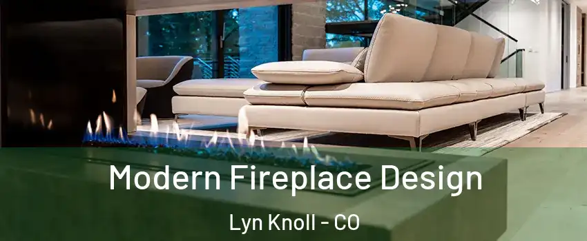 Modern Fireplace Design Lyn Knoll - CO