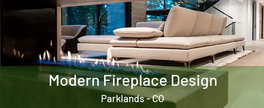 Modern Fireplace Design Parklands - CO