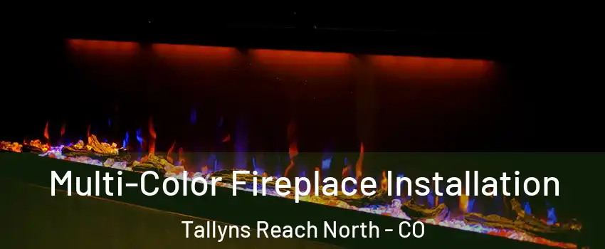 Multi-Color Fireplace Installation Tallyns Reach North - CO