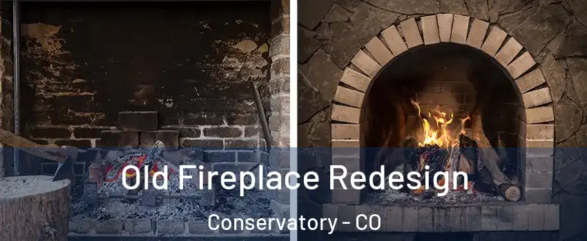 Old Fireplace Redesign Conservatory - CO