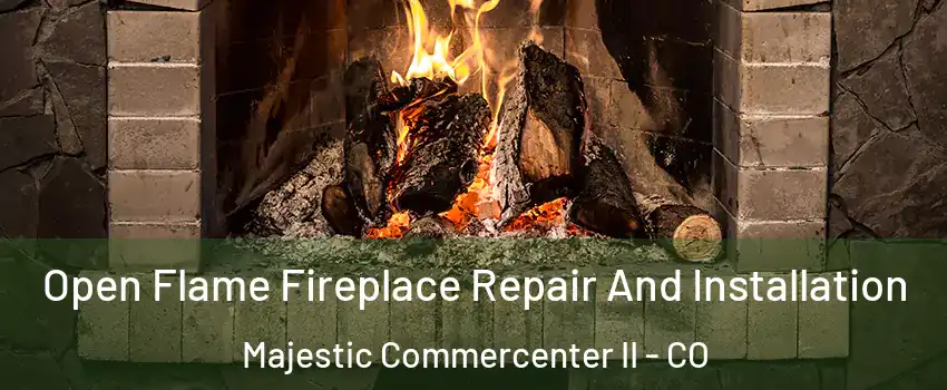 Open Flame Fireplace Repair And Installation Majestic Commercenter II - CO