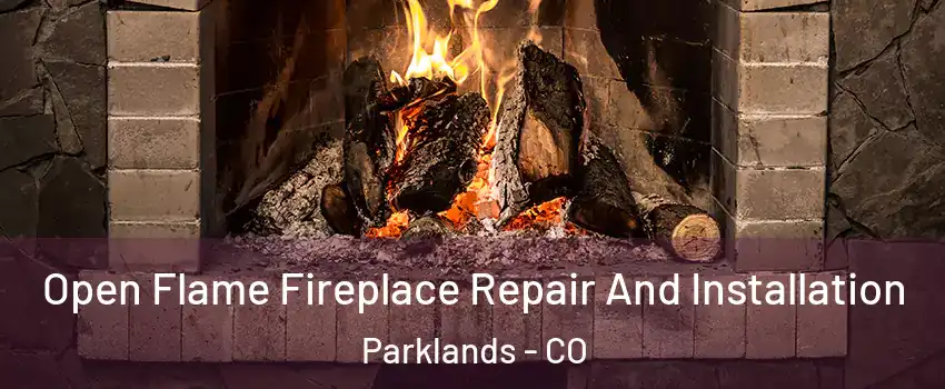 Open Flame Fireplace Repair And Installation Parklands - CO