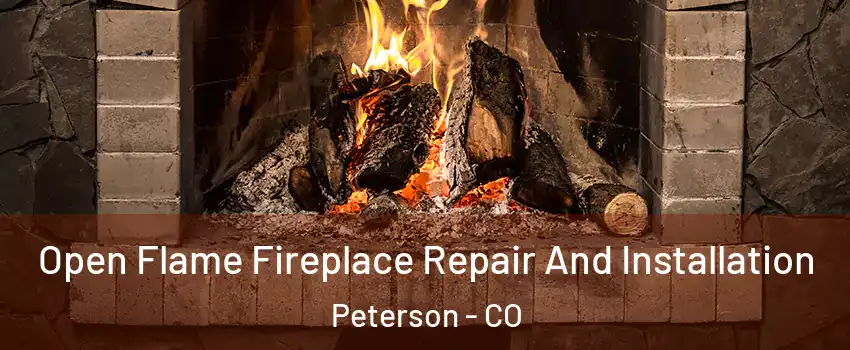 Open Flame Fireplace Repair And Installation Peterson - CO