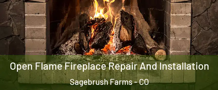 Open Flame Fireplace Repair And Installation Sagebrush Farms - CO