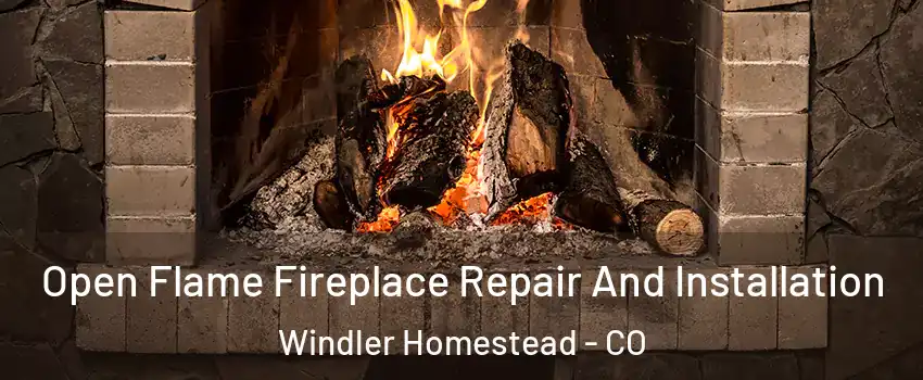 Open Flame Fireplace Repair And Installation Windler Homestead - CO