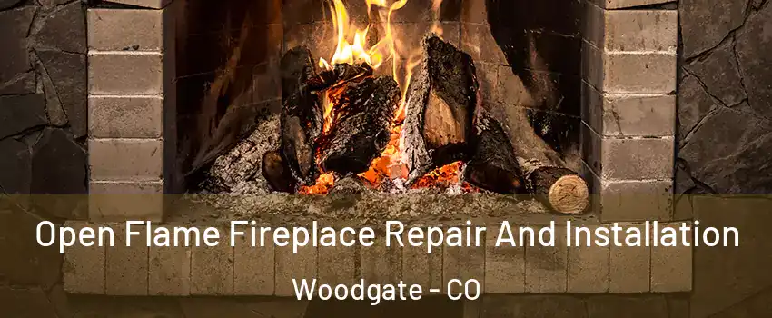 Open Flame Fireplace Repair And Installation Woodgate - CO