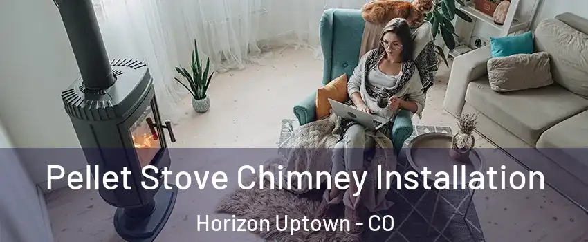 Pellet Stove Chimney Installation Horizon Uptown - CO