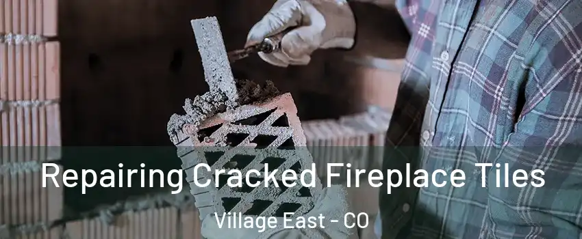 Repairing Cracked Fireplace Tiles Village East - CO