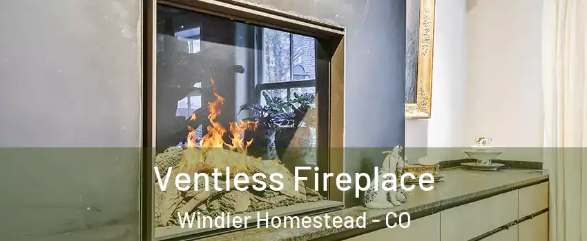 Ventless Fireplace Windler Homestead - CO